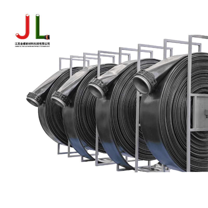 Jinluo Double-Layer Polyurethane Flat Discharge Hose - ทนน้ำมัน, ทนต่อการขัดถู Jinluo Double-Layer Polyurethane Flat Discharge Hose - ทนน้ำมัน, ทนต่อการขัดถู